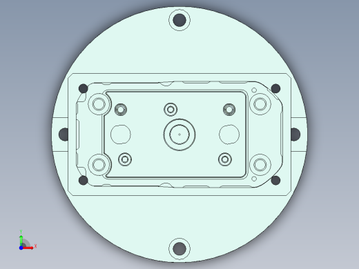 VT306-CNC3笔记本CNC工装夹具三维模型前视缩略图