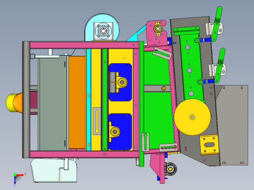 玉米双收专用脱皮机x_t俯视缩略图