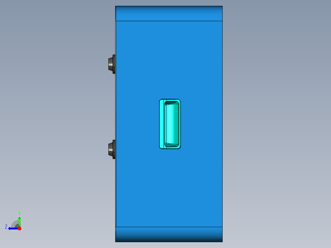 堆叠式光伏储能电源一体机结构creo8右视图