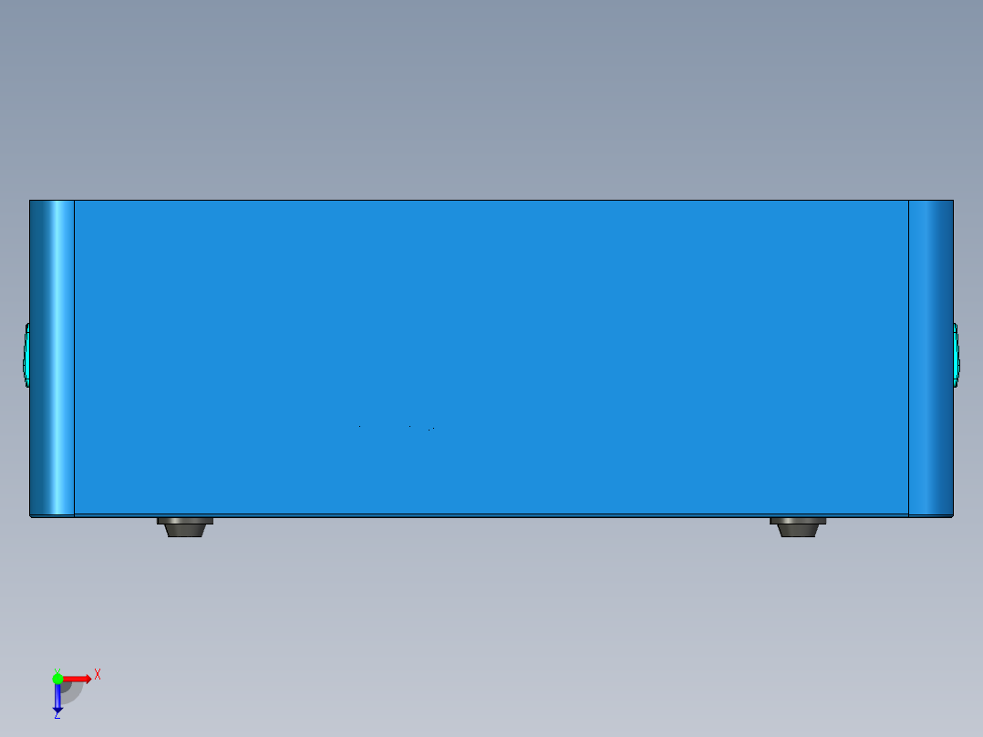堆叠式光伏储能电源一体机结构creo8俯视图