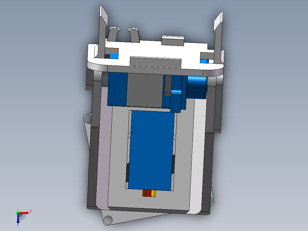 舵机云台俯视图