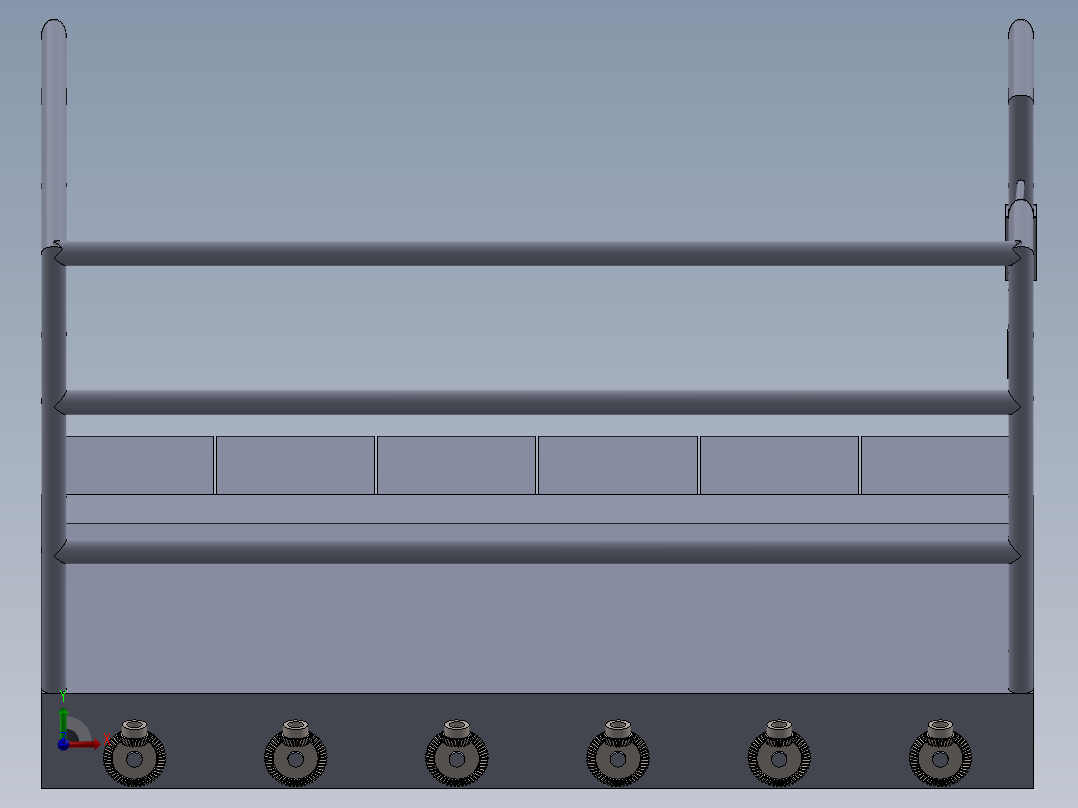 剪叉式升降机 、升降机(76)前视图