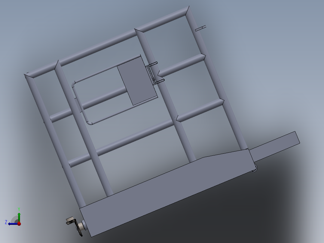 剪叉式升降机 、升降机(76)右视图