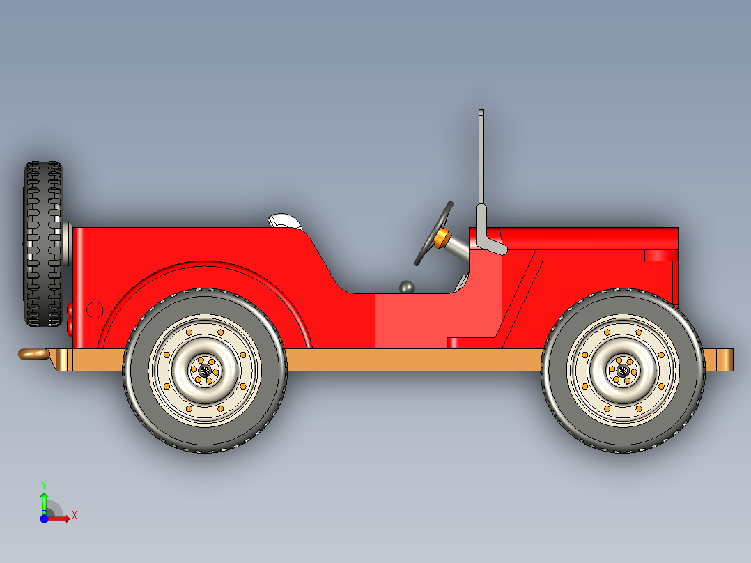 B2004464-吉普车前视图