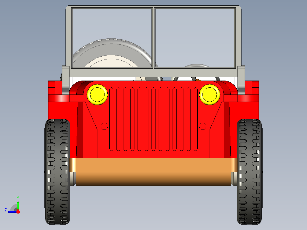 B2004464-吉普车右视图