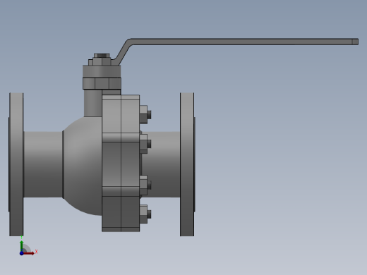 [DN100]球阀前视缩略图