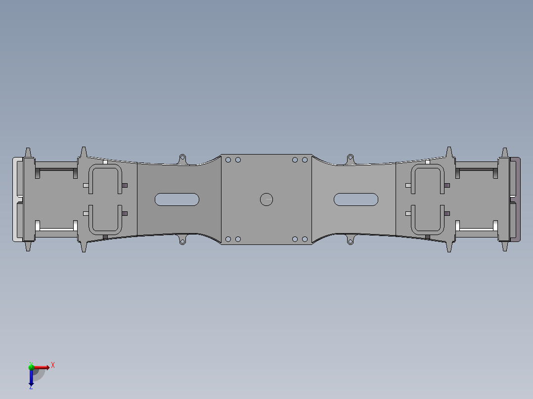 摇枕主体2俯视图