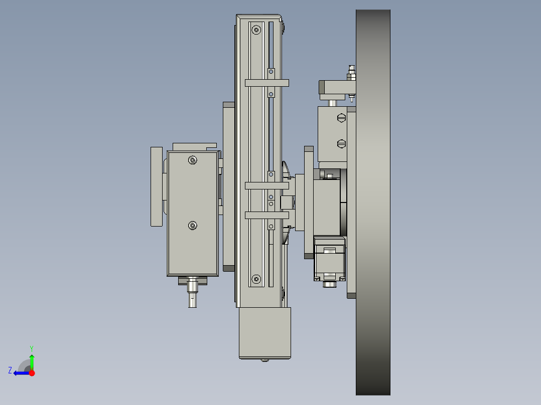 2017-XY定位旋转机械手右视图