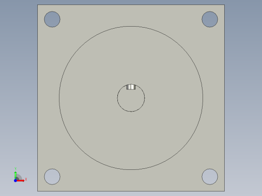 机械臂第一节步进电机FL130BYG220前视缩略图
