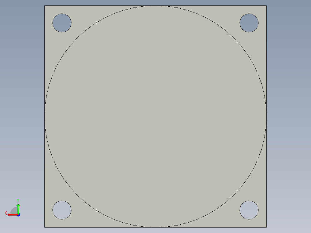 机械臂第一节步进电机FL130BYG220后视图