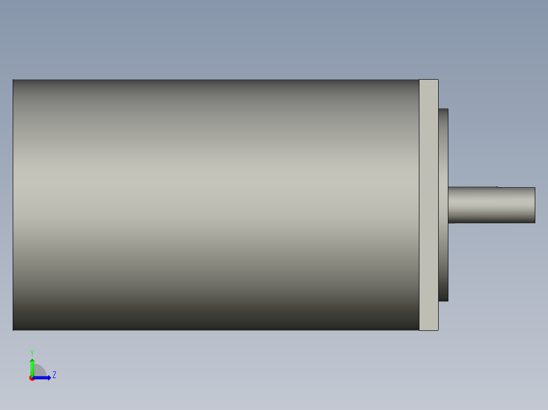 机械臂第一节步进电机FL130BYG220左视图