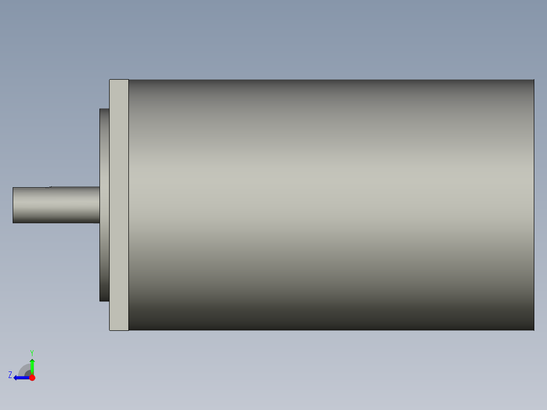 机械臂第一节步进电机FL130BYG220右视图