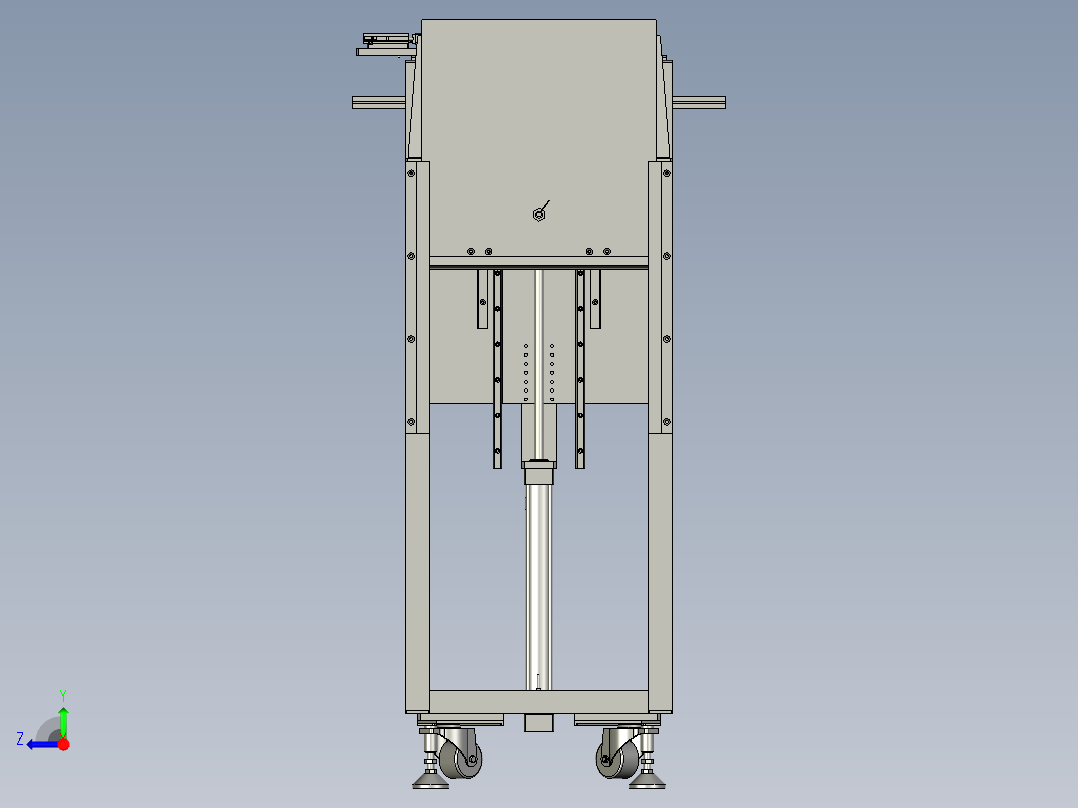扁状管料自动排序机右视图