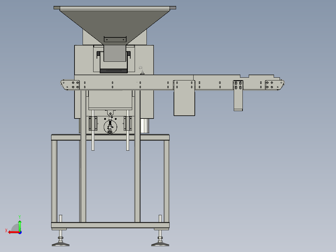 入料机系统1后视图