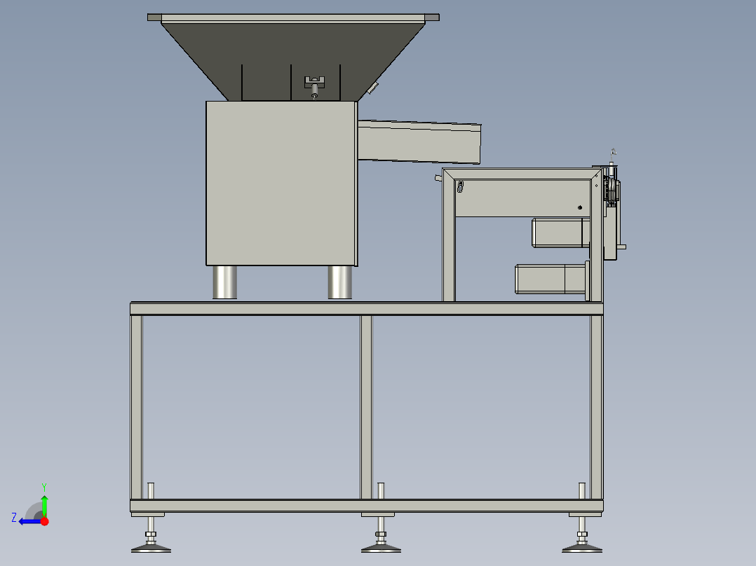 入料机系统1右视图