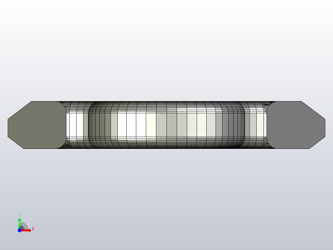 刮胡刀刮刀前视图