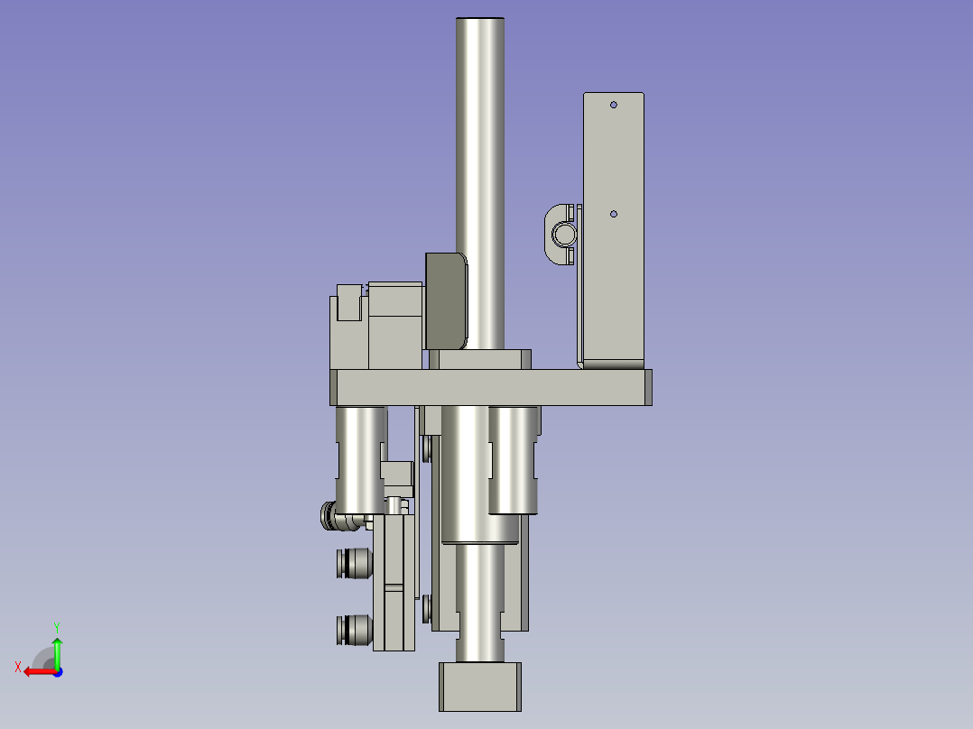 TRD899MINI-3611-00热封基座组件后视图