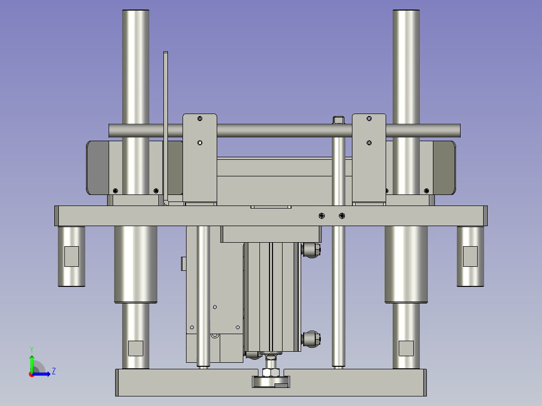 TRD899MINI-3611-00热封基座组件左视图
