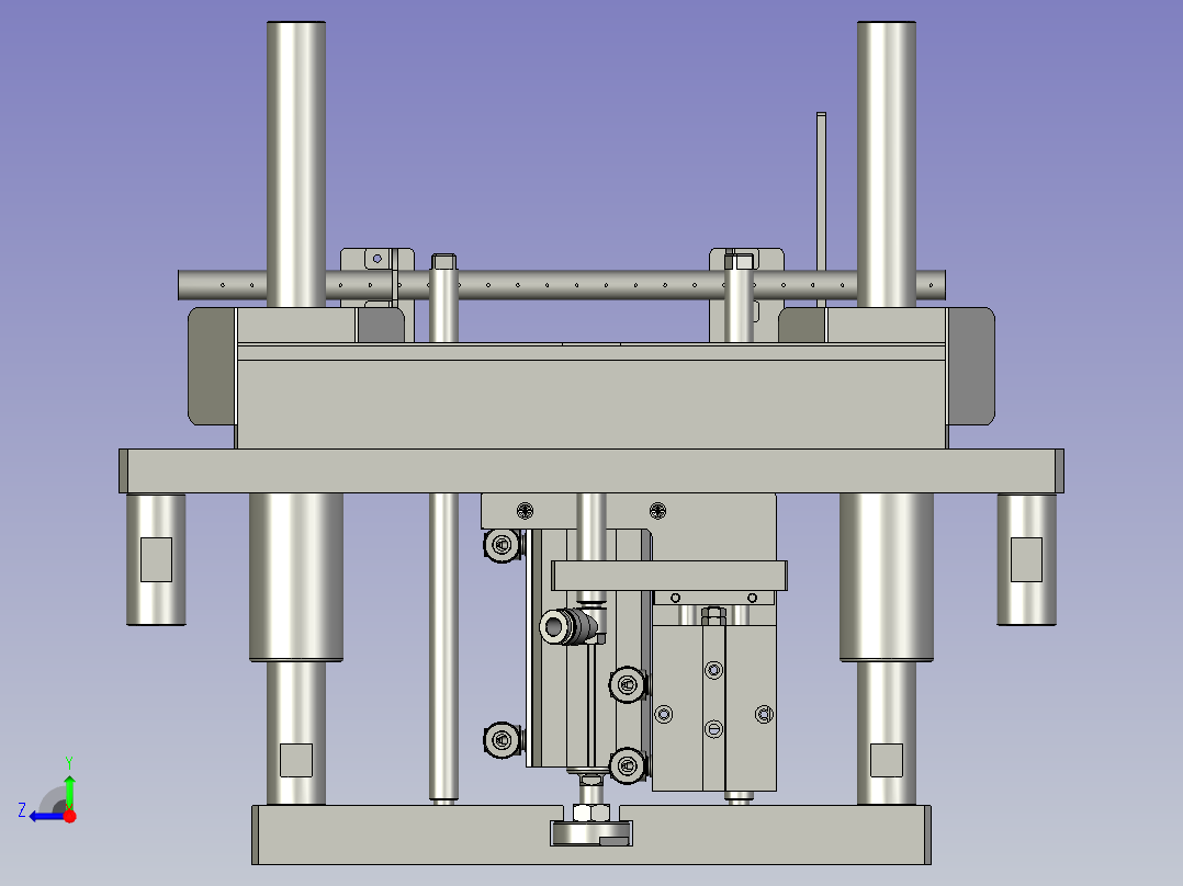 TRD899MINI-3611-00热封基座组件右视图