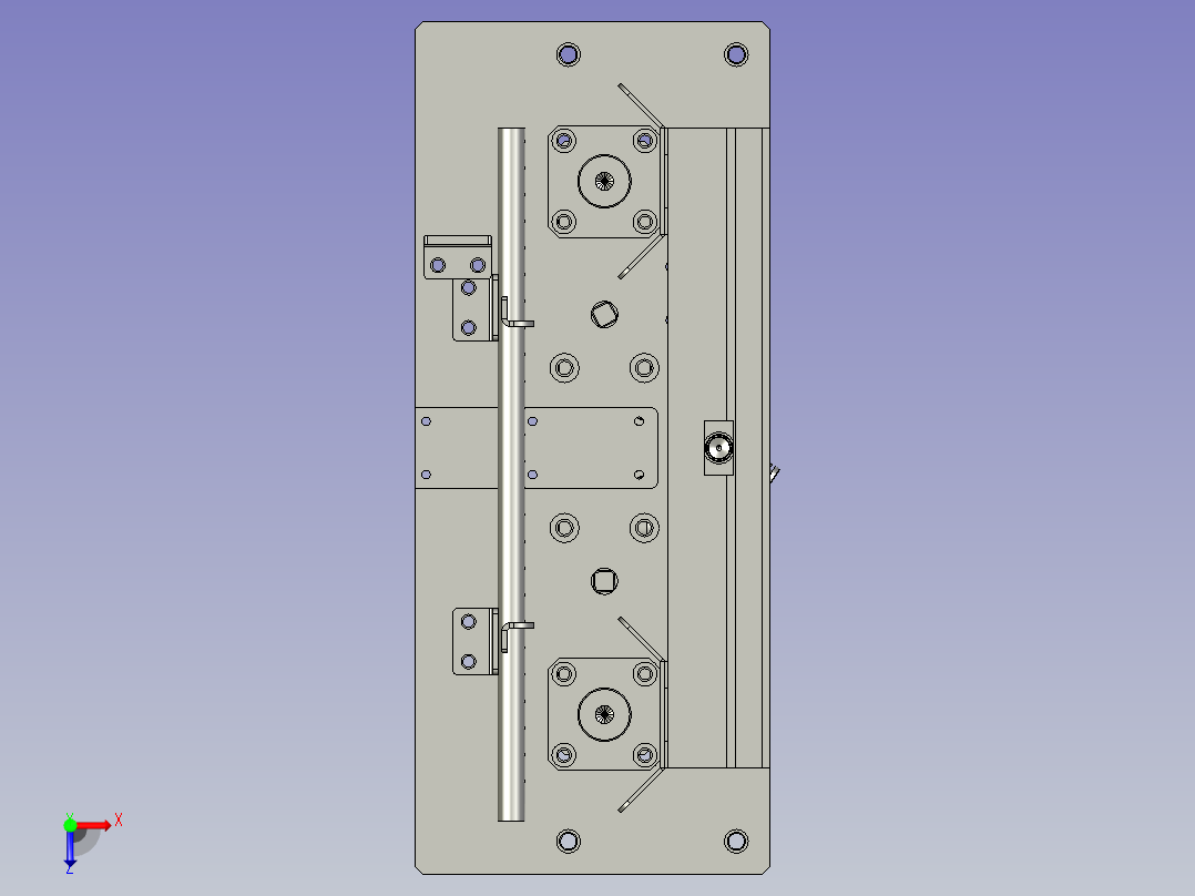 TRD899MINI-3611-00热封基座组件俯视图