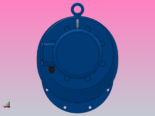 RXF157法兰轴伸式安装斜齿轮减速机RX157-Y22-4P-180L-M1-0°-Φ550后视缩略图