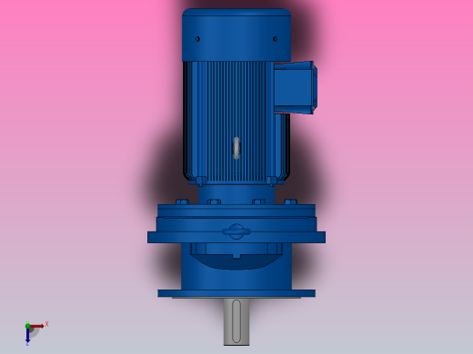 RXF157法兰轴伸式安装斜齿轮减速机RX157-Y22-4P-180L-M1-0°-Φ550俯视缩略图