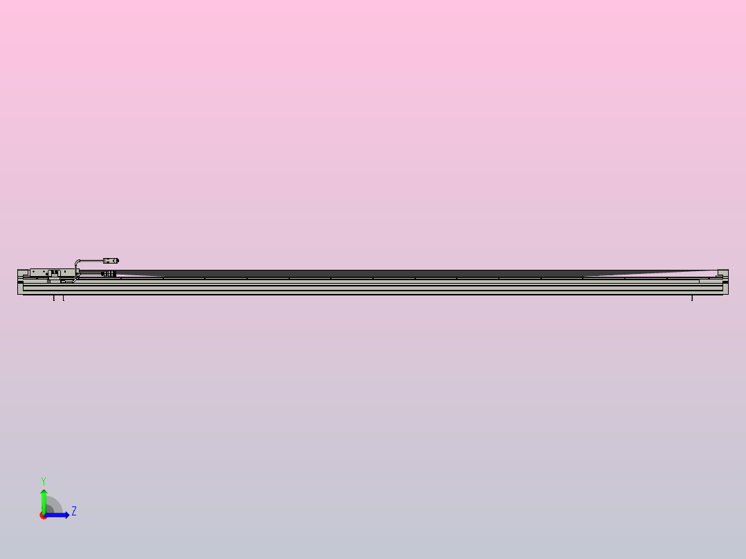 直驱直线电机轴TPA-LNP2-140-20C2-1-L1800-3-C-05-N3左视图