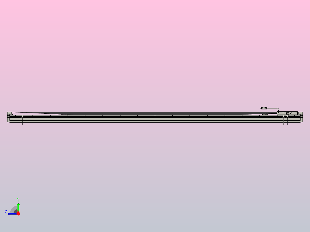 直驱直线电机轴TPA-LNP2-140-20C2-1-L1800-3-C-05-N3右视图