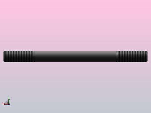 双头螺柱M12X150左视缩略图