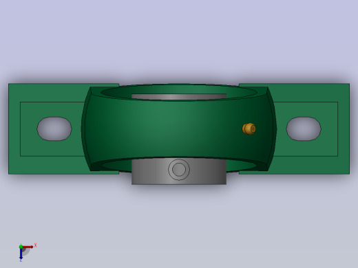 GB／T7810-1995带立式座轴承UCP俯视缩略图