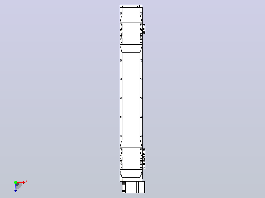 皮带直线轴双滑块型TPA-GCBS-120-P70-L225-RP-M20-N3俯视图