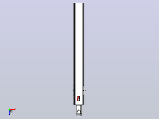 日规模组半封闭丝杆TPA-HNR-110D-1610C-L800-M-Y-P40-N3俯视缩略图
