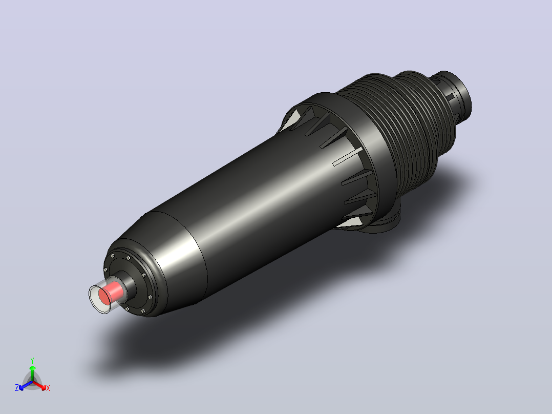 盘滤过滤器-3”过滤头（JY3-4-6)正等轴测图