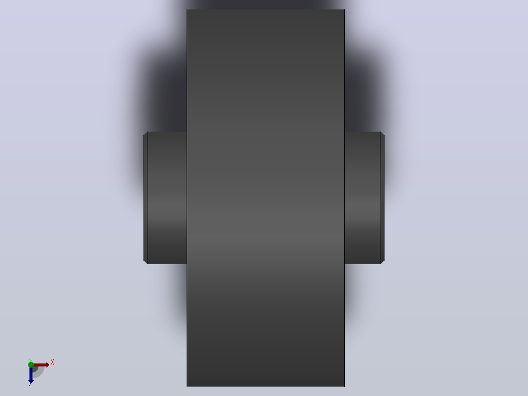 LX(HL)型弹性柱销联轴器／LXZ(HLL)型带制动轮弹性柱销联轴器_LXZ15联轴器Z150×252／Z150×202俯视图