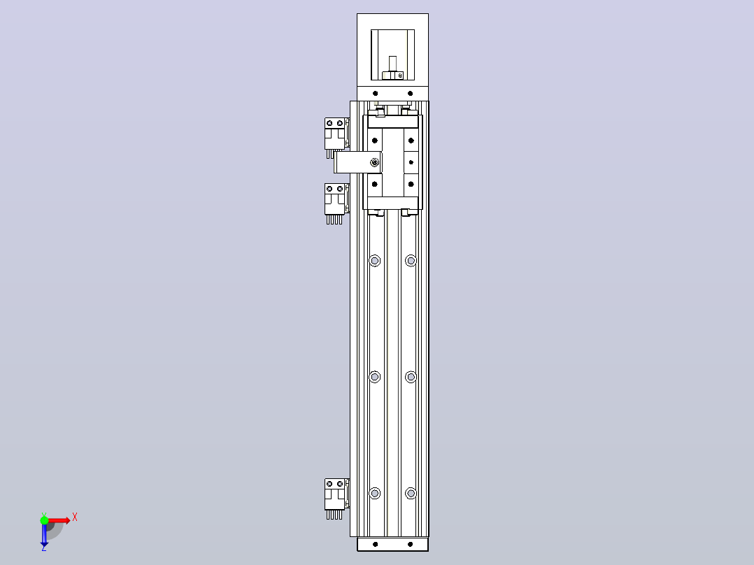 钢基模组TPA-KSR-5002C-300A1-M-F0S2俯视图