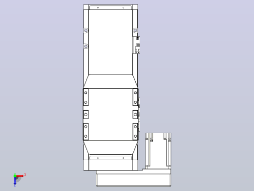 滚珠丝杠直线轴内置导轨TPA-GCR-170-2510C-L200-ML-M75-N3俯视缩略图