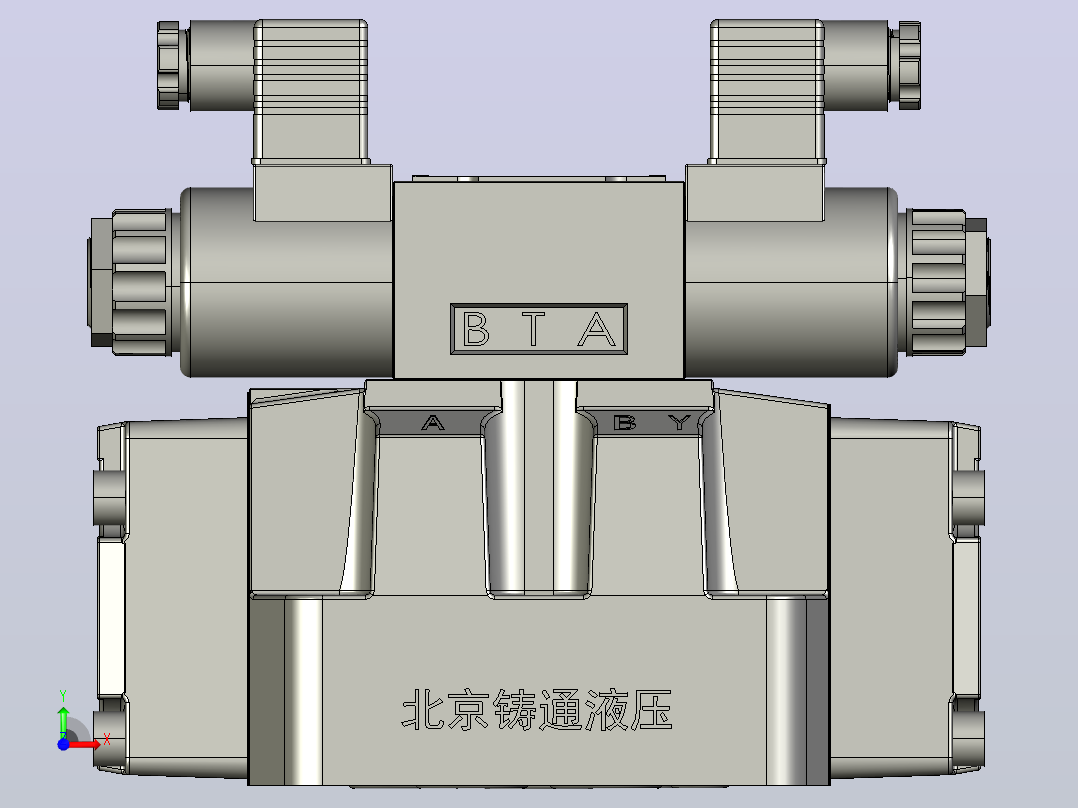 WEH16通 电液换向阀[H-4WEH16 电液换向阀]前视图