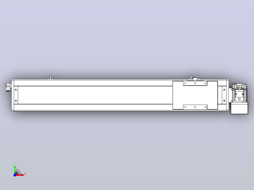 KCB14系列无尘皮带滑台直线模组╱线性模组[KCB14-L40-600-LU-200W-C4]前视缩略图