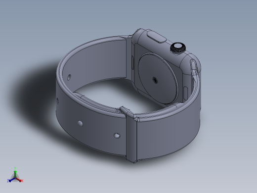 Apple iWatch 运动版正等轴测缩略图
