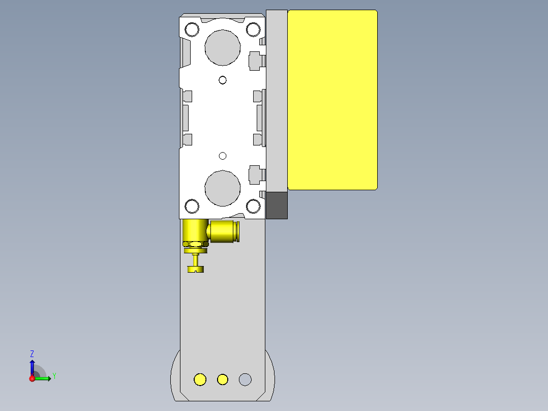 搬运管子组件右视图