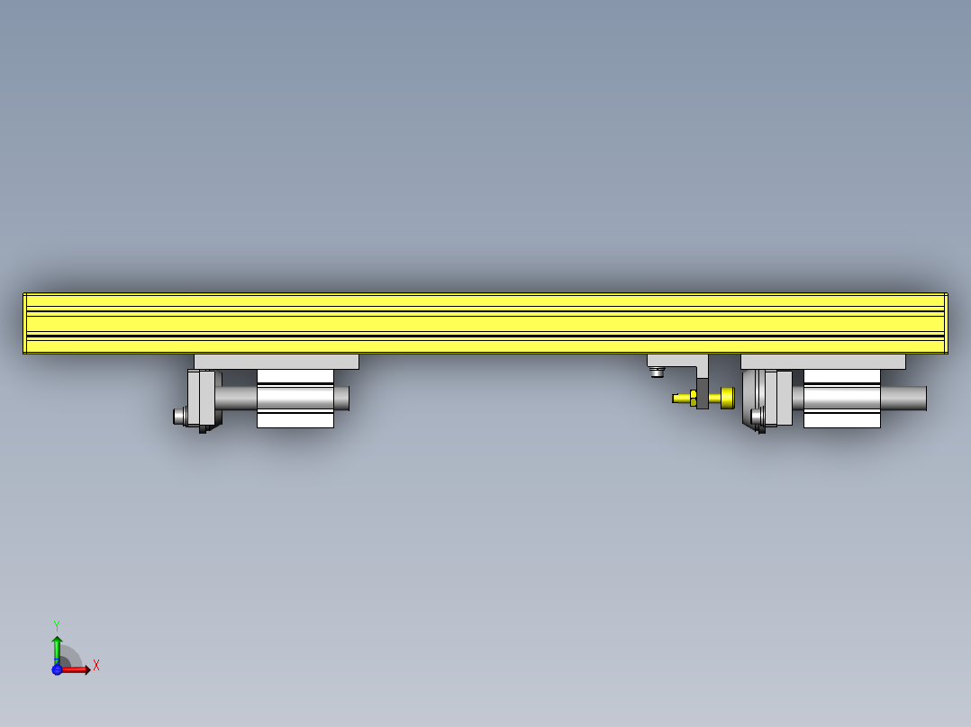 搬运管子组件俯视图
