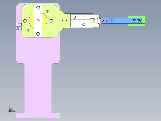 夹取翻转机构sw20可编辑前视缩略图