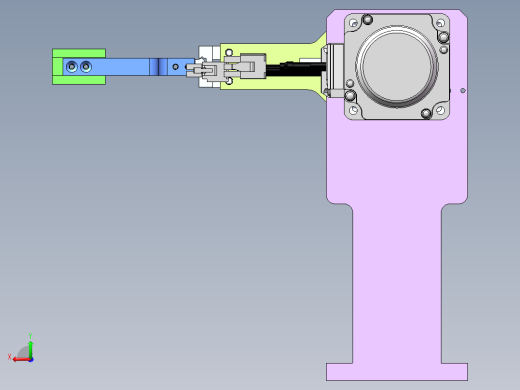夹取翻转机构sw20可编辑后视缩略图