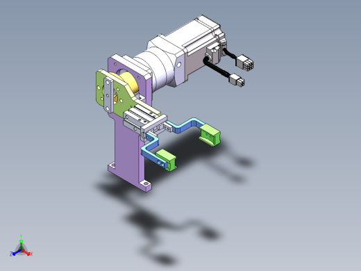 夹取翻转机构sw20可编辑正等轴测缩略图