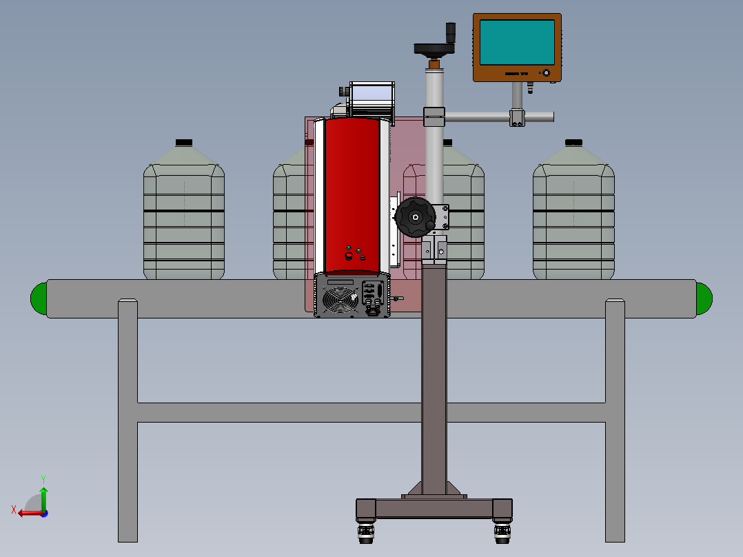倾斜打标平台sw18可编辑后视图
