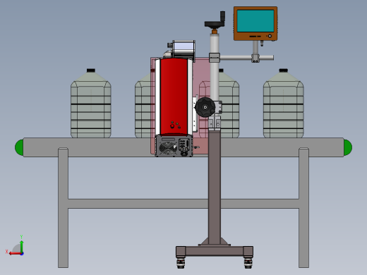 倾斜打标平台sw18可编辑后视缩略图