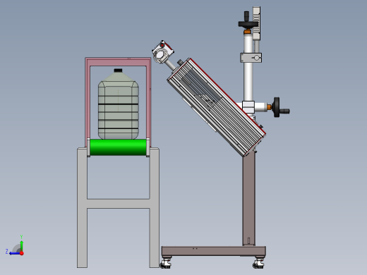 倾斜打标平台sw18可编辑右视缩略图