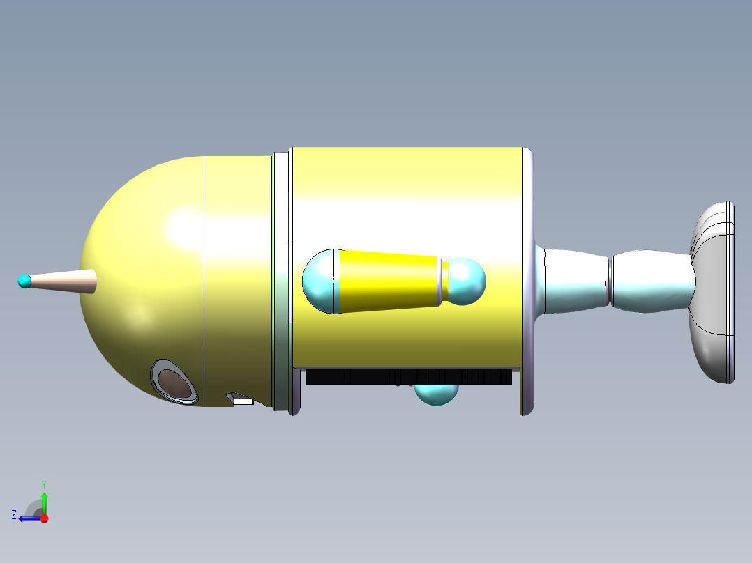 二维码小人右视图