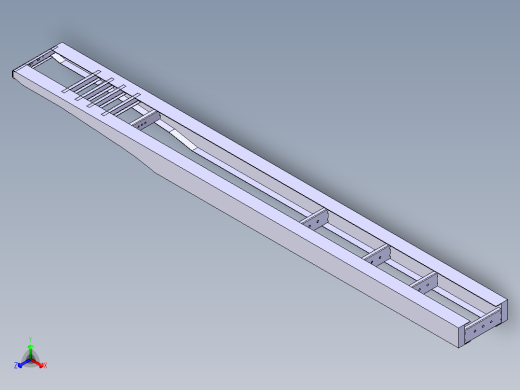 平板挂车毕业设计正等轴测缩略图