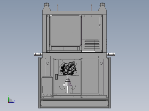 钻孔打标机左视缩略图
